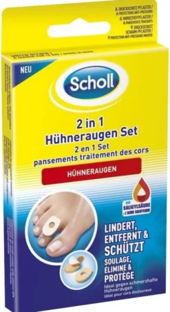 Scholl 2 in 1 Hühneraugen Set