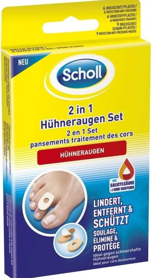Scholl 2 in 1 Hühneraugen Set