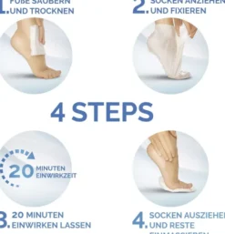 Scholl Intensiv Pflegende Fußmaske 3 Paar Socken