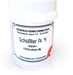 Schüssler Nr.4 Kalium Chloratum D6 400 Tabletten