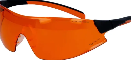 Schutzbrille Uv 525 Antikratz + -Beschlag Orange