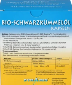 Schwarzkümmel Bio Ägyptisch 180 Kapseln