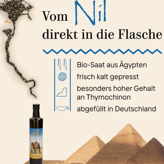Schwarzkümmel Bio Ägypt. Öl 500 ml