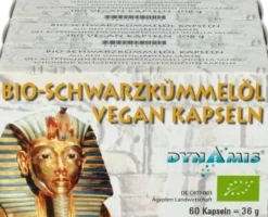 Schwarzkümmel Bio Vegan 180 Kapseln