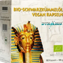 Schwarzkümmel Bio Vegan 180 Kapseln