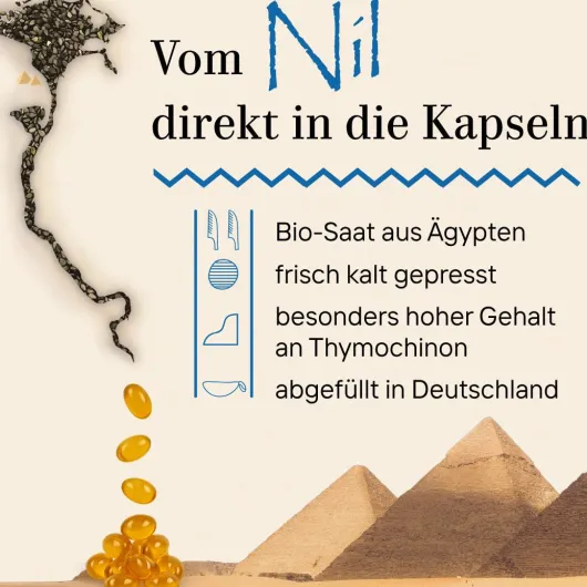 Schwarzkümmel Ägypten Pur 120 Kapseln