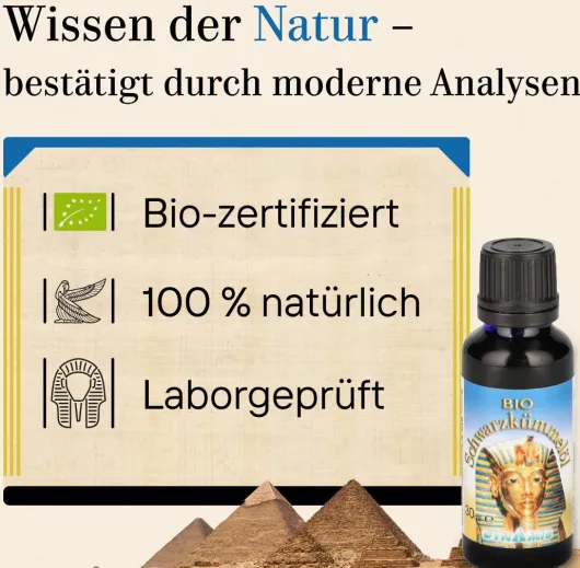 Schwarzkümmelöl Bio Ägyptisch 30 ml