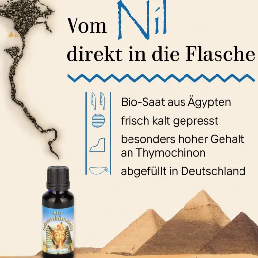Schwarzkümmelöl Bio Ägyptisch 30 ml