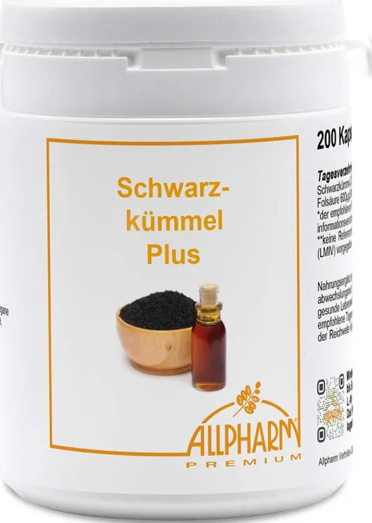 Schwarzkümmelöl Plus 5 Kapseln 200 Kapseln