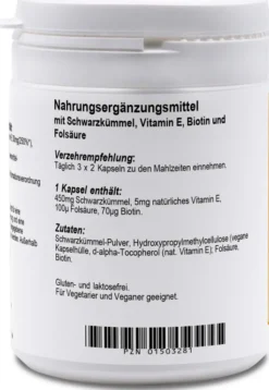 Schwarzkümmelöl Plus 5 Kapseln 200 Kapseln