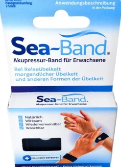 Sea-Band Akupressurband F.Erwachsene Black