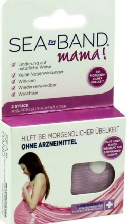 Sea Band Mama Akupressurband Für Schwangere 2 Stück