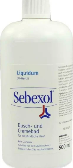 Sebexol Liquidum Dusch- und Cremebad 500 ml Bad