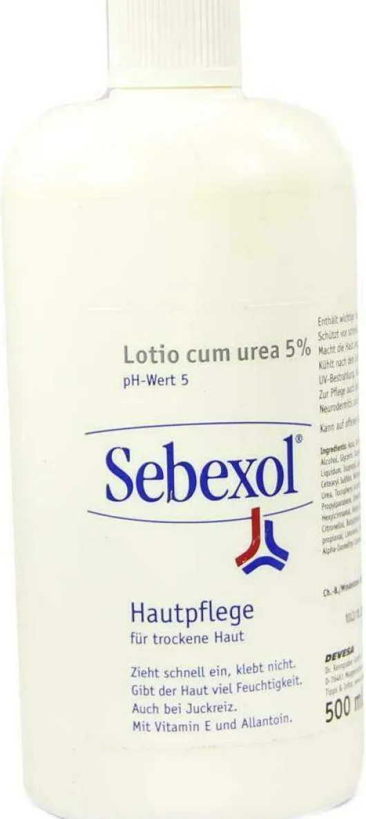 Sebexol Lotio Cum Urea 5% 500 ml Emulsion
