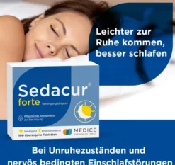 Sedacur forte Beruhigungsdragees 100 Stück