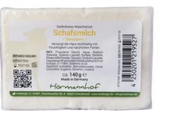 Seifenfreies Waschstück Schafsmilch Sanddorn 140g