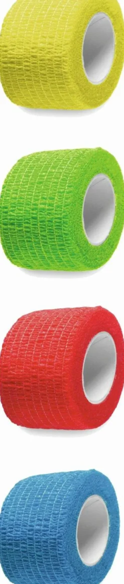 Selbsthaftende Bandage, 5 cm x 4 m, farbig sortiert