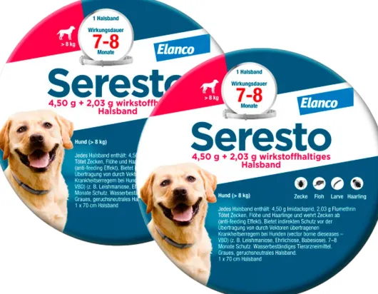 Seresto Halsband für große Hunde 2 x 1 Stück