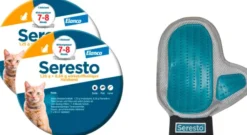 Seresto Halsband für Katzen 2 x 1 Stück + gratis Pflegehandschuh