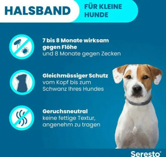 Seresto Halsband für kleine Hunde 1 Stück