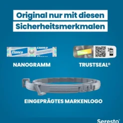 Seresto Halsband für kleine Hunde 2 x 1 Stück + gratis Pflegehandschuh 1 Stück