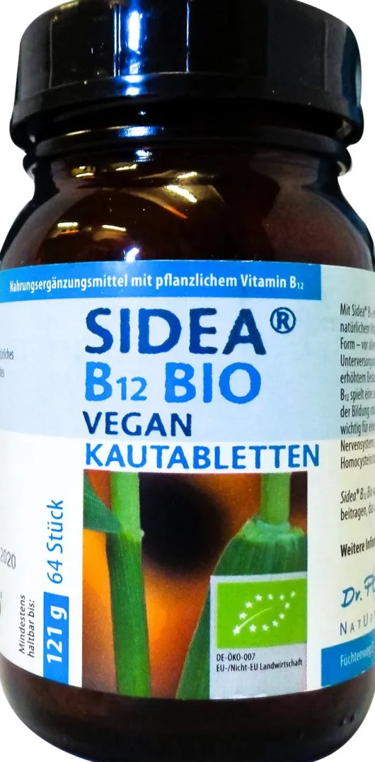 Sidea B 12 Bio Vegan 64 Kautabletten