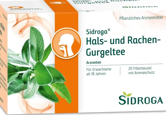 Sidroga Hals- und Rachen-Gurgeltee 20 Filterbeutel