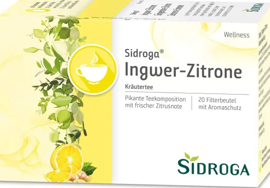 Sidroga Wellness Ingwer-Zitrone 20 Filterbeutel