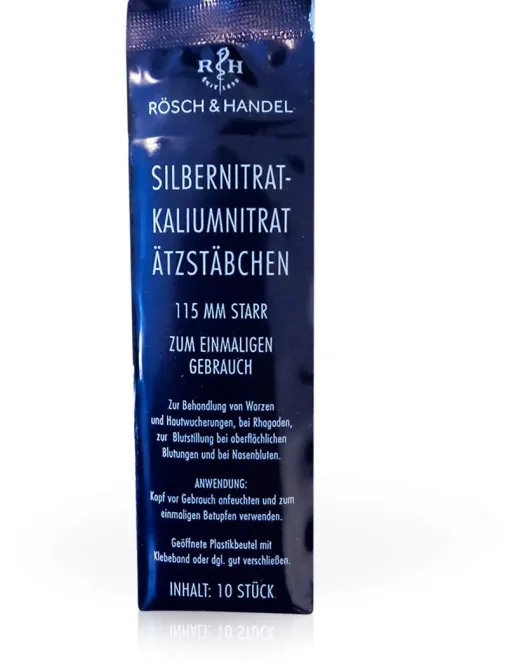 Silbernitrat Kaliumnitrat Ätzstäbchen 10 Stück