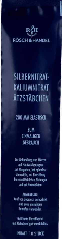 Silbernitrat-Kaliumnitr. Ätzstäb. Ätzstift 10 Stück