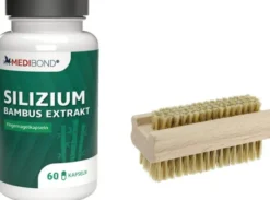 Silizium Bambus Extrakt Medibond 60 Kapseln + gratis Nagelbürste