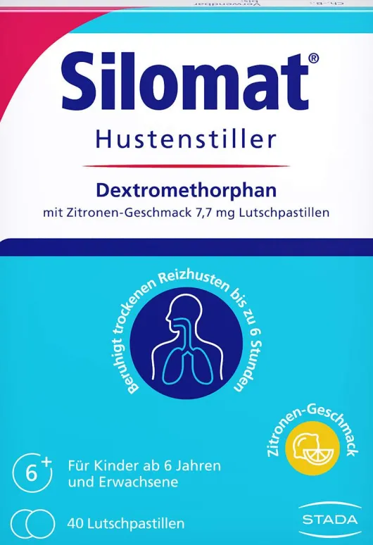 Silomat Hustenstiller DMP Zitrone 40 Lutschpastillen