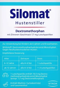 Silomat Hustenstiller DMP Zitrone 40 Lutschpastillen