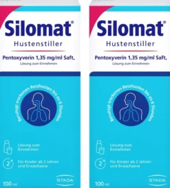 Silomat Hustenstiller Pentoxyverin 1,35 mg je ml Saft 2 x 100 ml