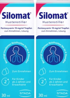 Silomat Hustenstiller Pentoxyverin 19mg 2 x 30ml Tropfen