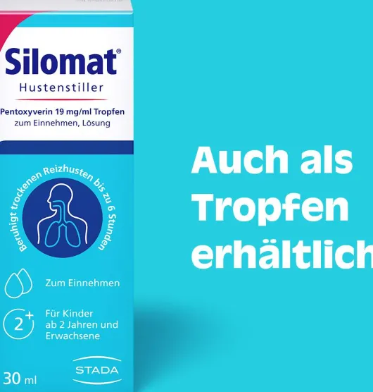 Silomat Hustenstiller Pentoxyverin 1,35 mg je ml Saft 100 ml