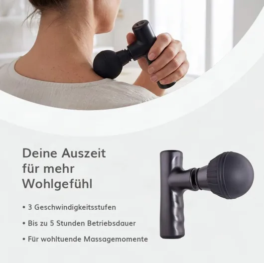 Silver Gear Mini Massagepistole
