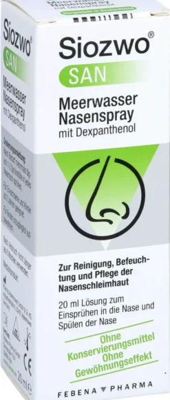 Siozwo San Meerwasser Nasenspray M. Dexpanthenol 20 ml