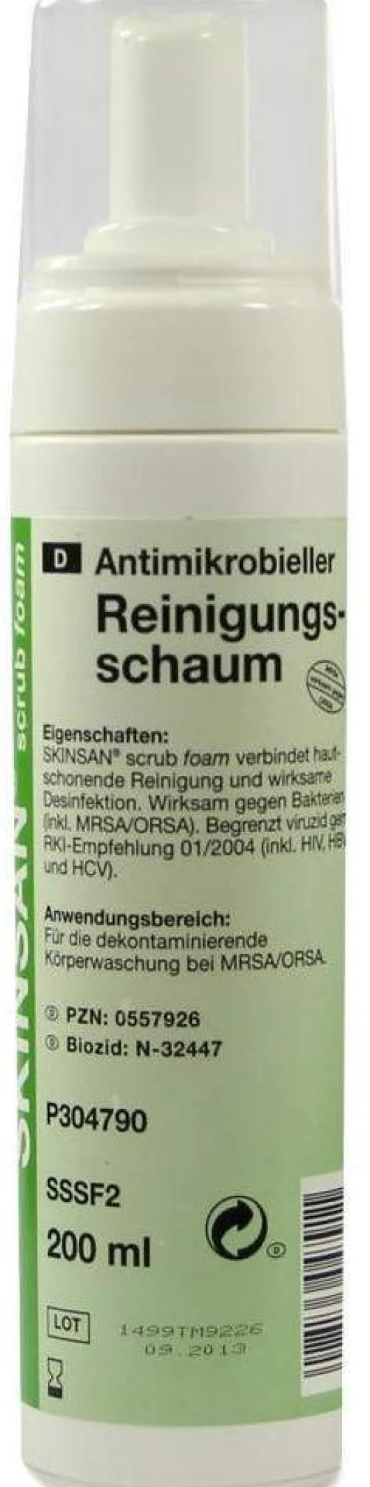 Skinsan Scrub Foam Reinigungs-Schaum 200ml