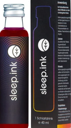 Sleep.Ink Schlafdrink Mit Melatonin 1 Portionsflasche