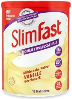 Slim Fast Drink Vanille 438 g Pulver