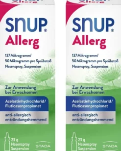 Snup Allerg Nasenspray mit Azelastin und Fluticason 2 x 23 g