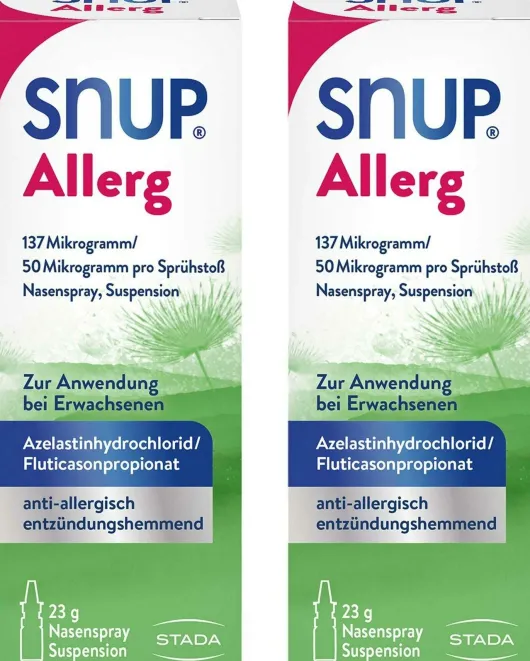 Snup Allerg Nasenspray mit Azelastin und Fluticason 2 x 23 g