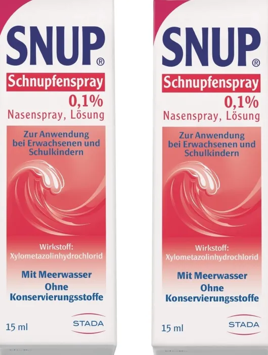 Snup Schnupfenspray 0,1 % Nasenspray 2 x 15 ml
