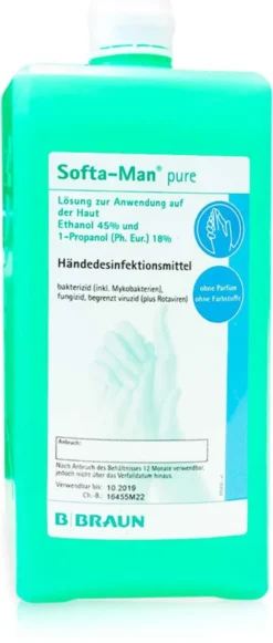 Softa Man Pure 1000 ml Händedesinfektionsmittel