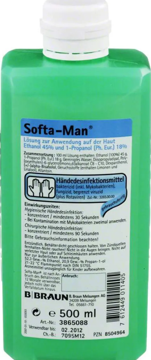 Softa Man Spenderflasche 500 ml Lösung