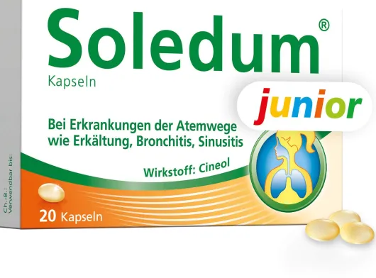 Soledum Kapseln Junior 100 mg 20 magensaftresistente Kapseln