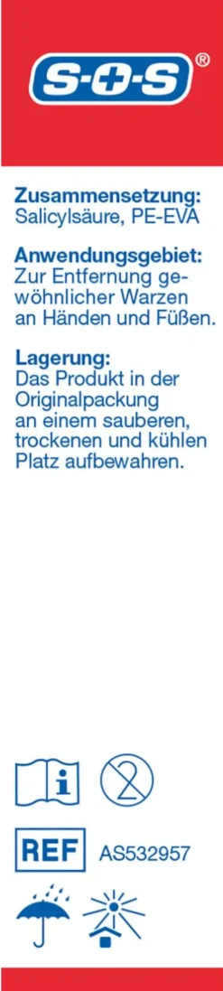 SOS Warzen Ex Pflaster 24 Stück