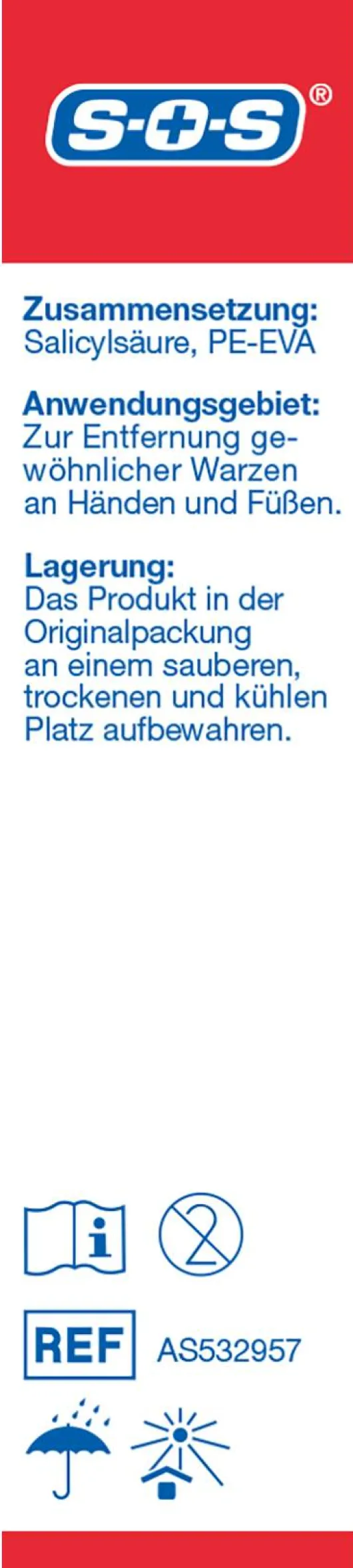 SOS Warzen Ex Pflaster 24 Stück