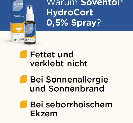 Soventol Hydrocort 0,5% 30 ml Spray
